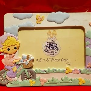 Precious Moments - Girl On A Bike - Vinyl Photo Frame
